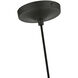 Avondale 1 Light 9 inch Black with Brushed Nickel Accent Mini Pendant Ceiling Light