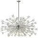 Snowburst 30 Light 72 inch Polished Chrome Chandelier Ceiling Light