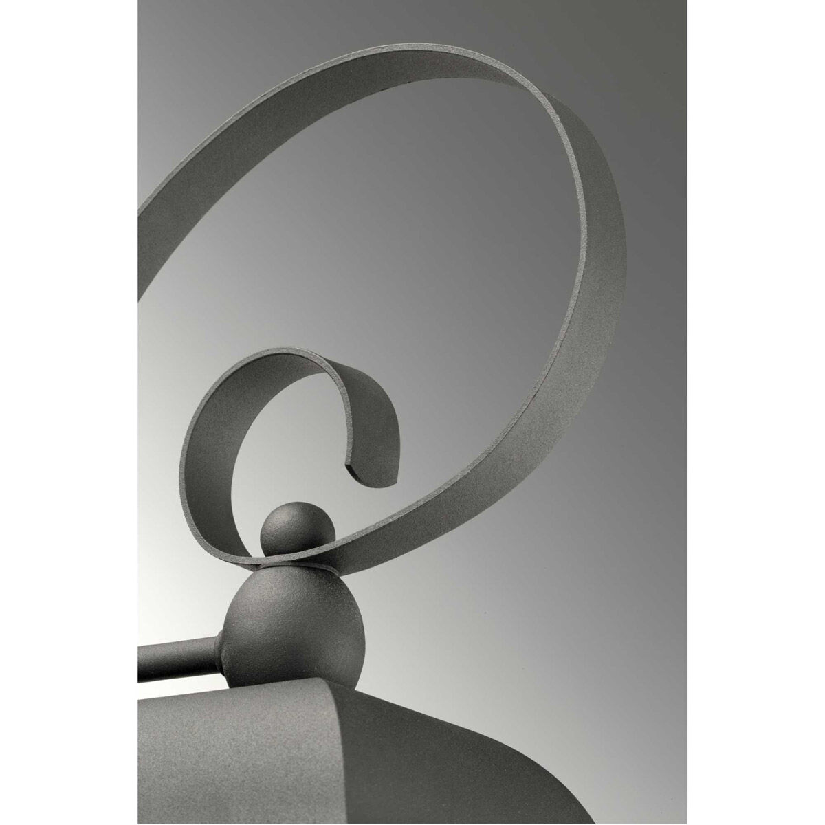 Kiawah 3 Light 27 inch Textured Black Outdoor Wall Lantern, Large, Design Series