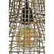 Nahanni 1 Light 13.8 inch Natural Pendant Ceiling Light