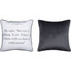 Dann Foley 24 inch White Throw Pillow