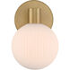 Fenton 1 Light 6 inch Legacy Brass Vanity Light Wall Light