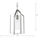 Vertex 1 Light 12 inch Brushed Nickel Foyer Light Ceiling Light