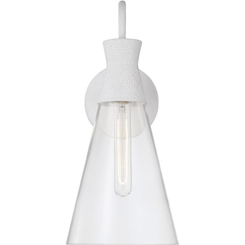 Paloma 1 Light 7.25 inch Textured White Sconce Wall Light