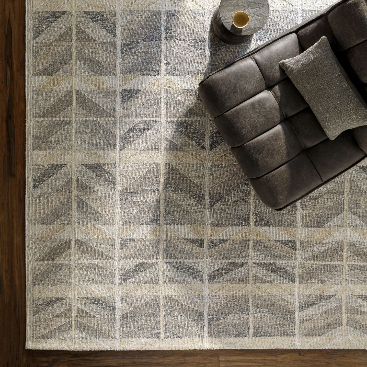 Scandi 120 X 96 inch Black Rug in 8 x 10, Rectangle