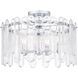 Stiles 5 Light 20.25 inch Polished Chrome Semi-Flush Mount Ceiling Light, Large