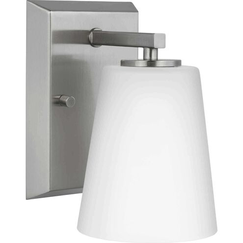 Vertex 1 Light 4.75 inch Brushed Nickel Bath Light Wall Light