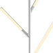 Lorant 74.5 inch 22 watt Silver Floor Lamp Portable Light