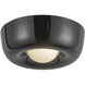 Hayden LED 6 inch Glossy Black Flush Mount Ceiling Light