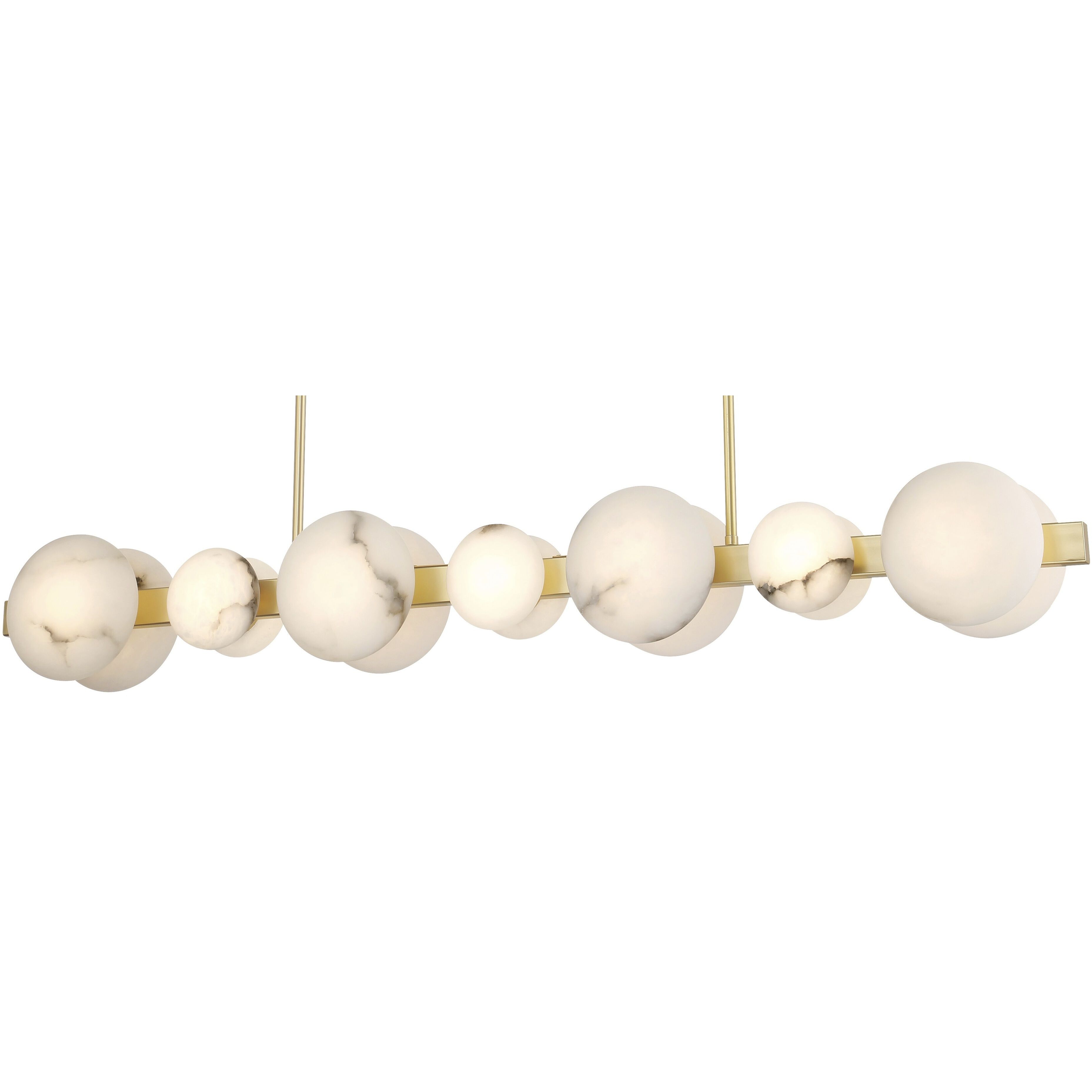 Minka-Lavery 3597-864-L Zill LED 48.03 inch Lily Gold Island