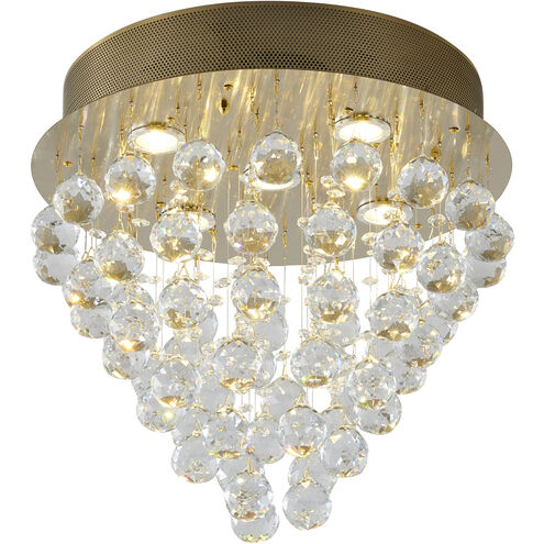 Canada LED 16 inch Gold Semi Flush Mount Ceiling Light