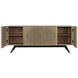 Illusion 78 X 22.5 inch Bleached Walnut Sideboard