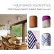 Radiance Collection - Hourglass 1 Light 7.5 inch Bisque Flush-Mount Ceiling Light in Replaceable Bulb, Form+Finish+Function