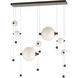 Abacus LED 49 inch White Double Linear Pendant Ceiling Light