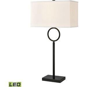 Staffa 29 inch 100.00 watt Matte Black Buffet Lamp Portable Light