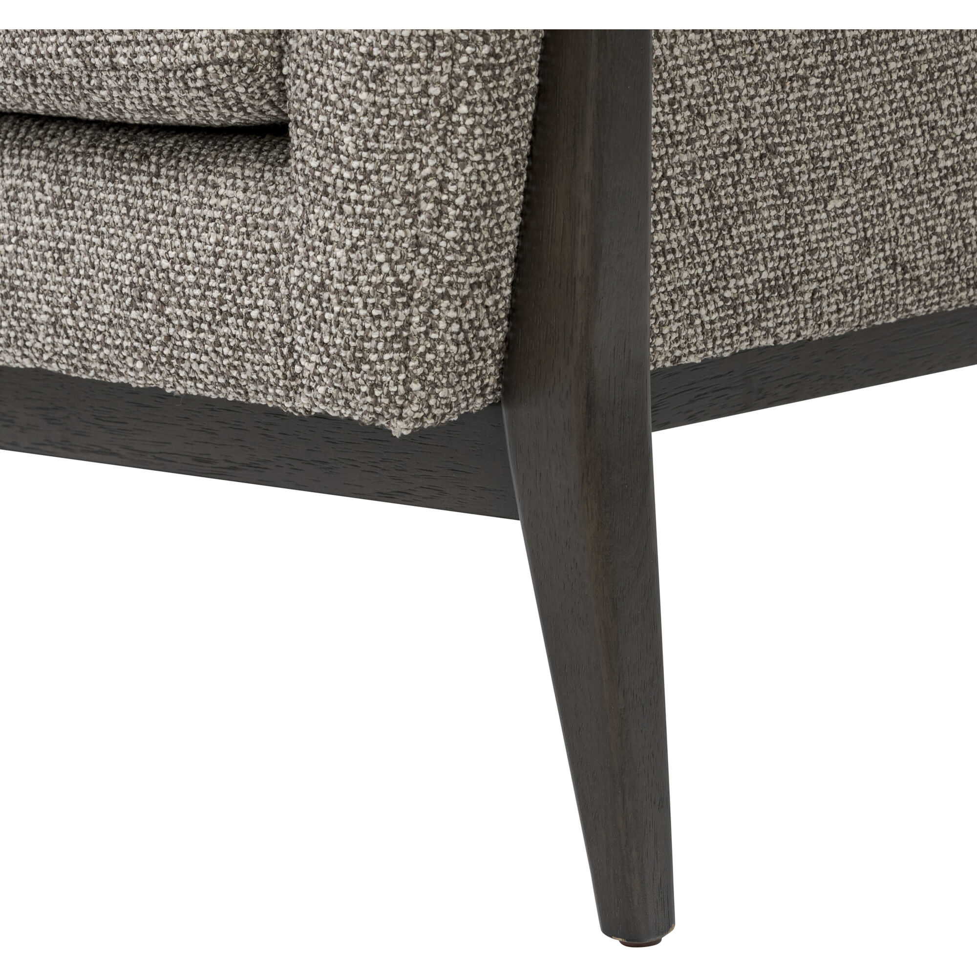 Melrose Dark Brown Oak with Earth Accent Chair