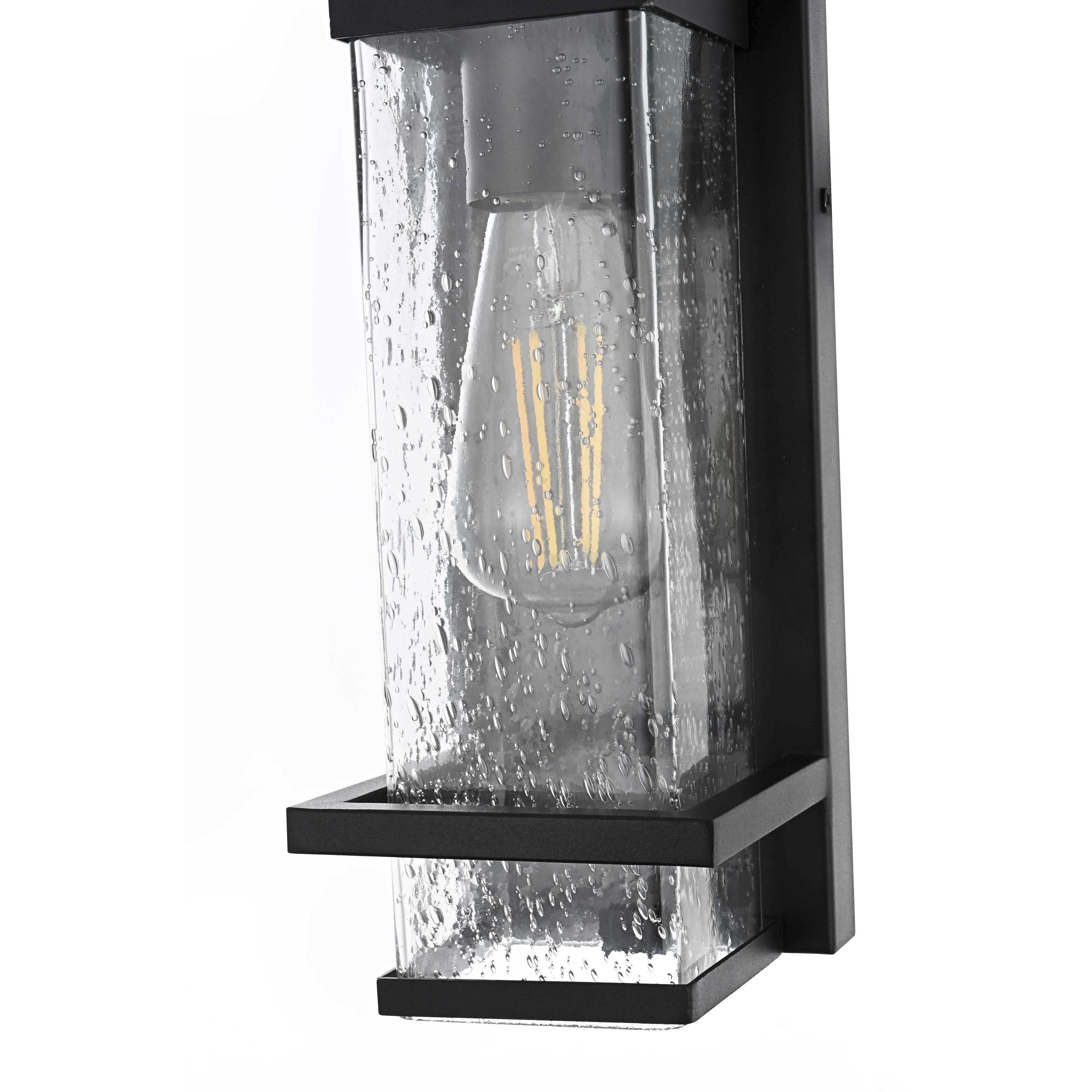 Harper 1 Light 12 inch Black Outdoor Wall Sconce
