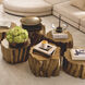 Frederico Vintage Brass Coffee Table
