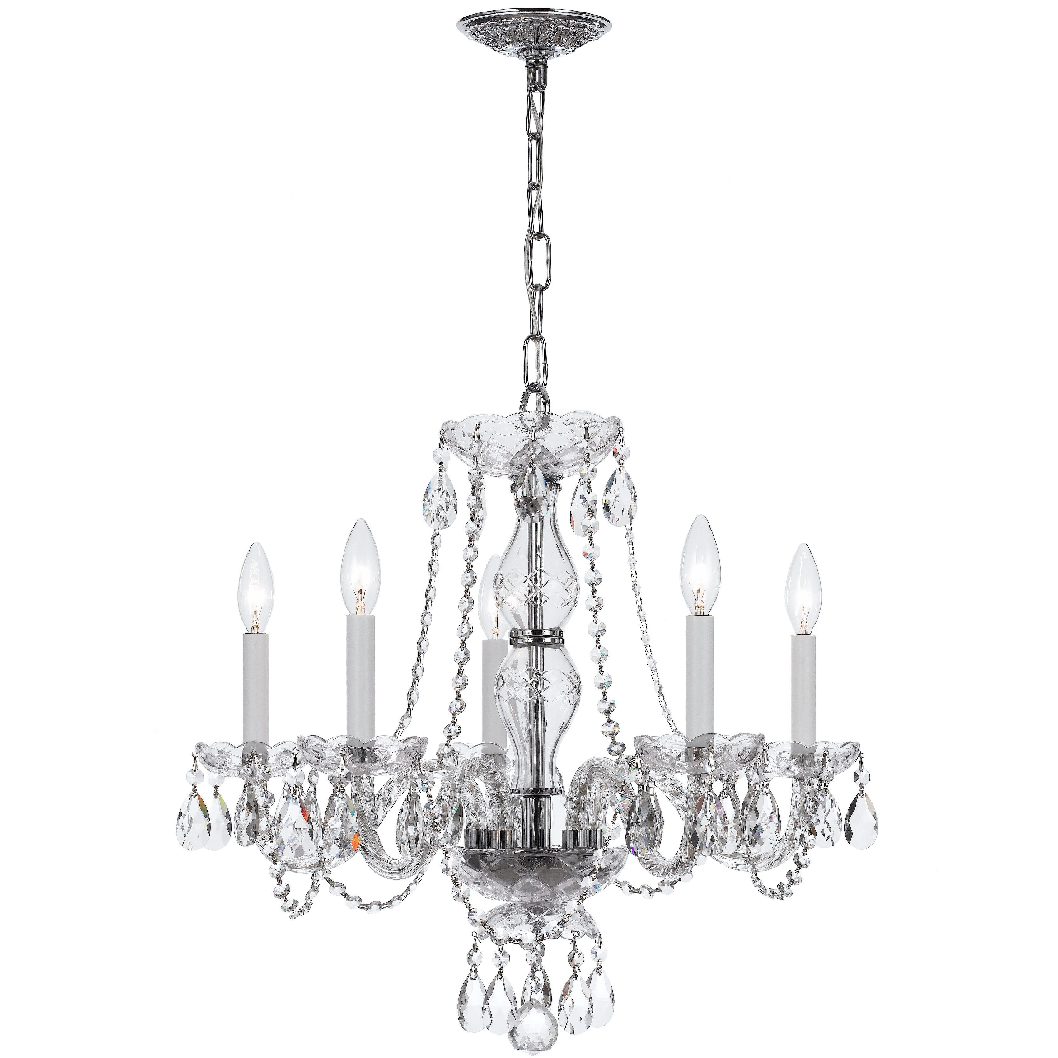 Crystorama 5 hot sale light chandelier