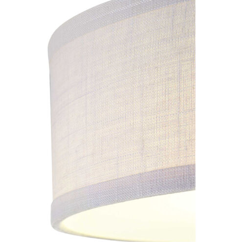Gilchrist LED 13 inch Graphite Flush Mount Ceiling Light, Progress LED
