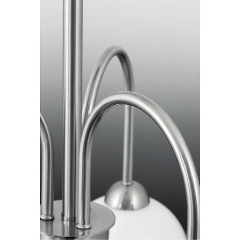 Carisa 3 Light 21.5 inch Brushed Nickel Chandelier Ceiling Light