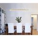 Valetta 1 Light 48 inch Gold Linear Pendant Ceiling Light