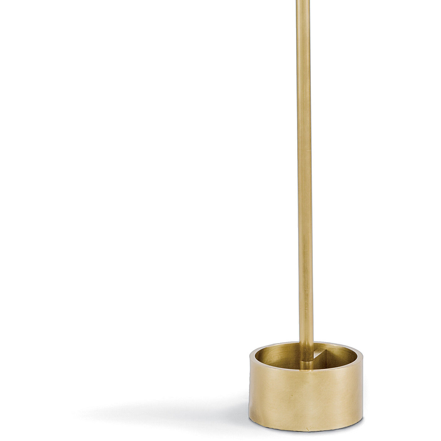 Geo 70 inch 100.00 watt Natural Brass Floor Lamp Portable Light, Rectangle