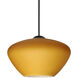 Peri 1 Light Black Cord Pendant Ceiling Light