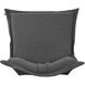 Barbet Charcoal Chair Cover & Cushion