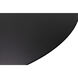 Vesuvius 59 X 59 inch Matte Black Dining Table
