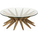 Waldo 40 X 40 inch Teak Coffee Table