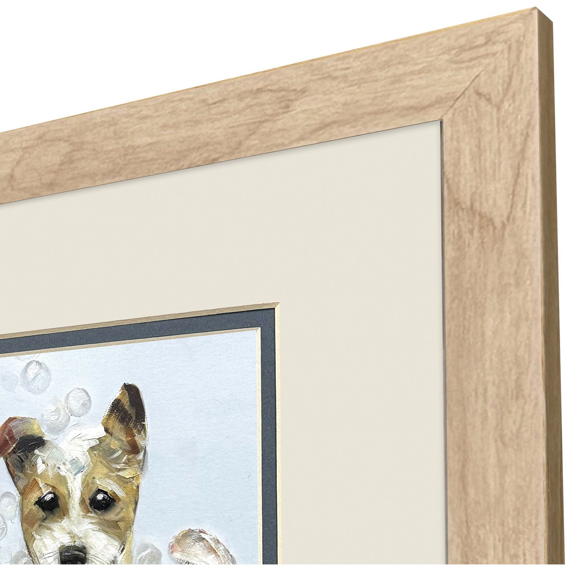 Bath Time Brown and Blue and Neutral Framed Art, Propac