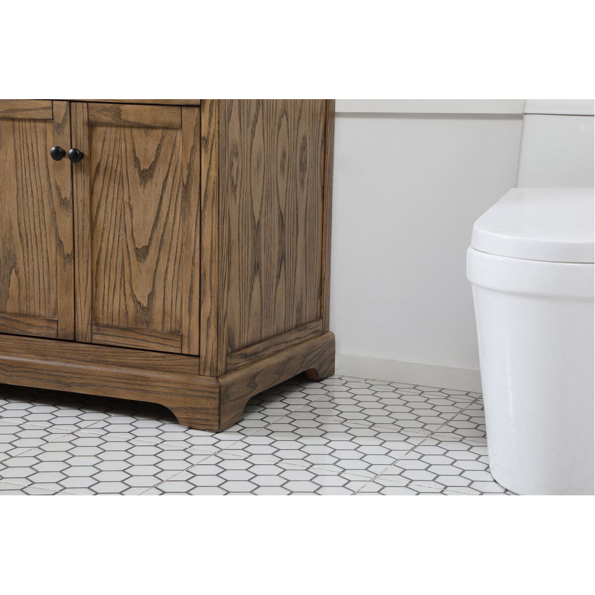 Franklin 60 X 22 X 35 inch Driftwood Bathroom Vanity Cabinet