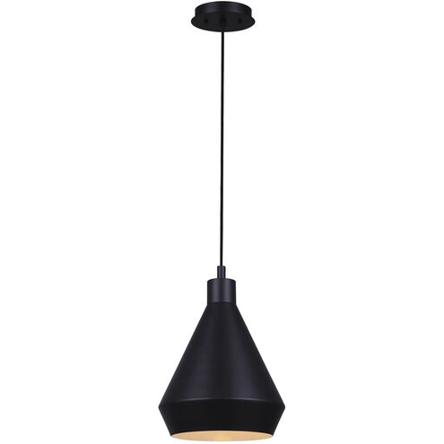 Madison 1 Light 9 inch Black Pendant Light Ceiling Light