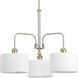 Cordin 3 Light 25 inch Brushed Nickel Chandelier Ceiling Light, Design Series