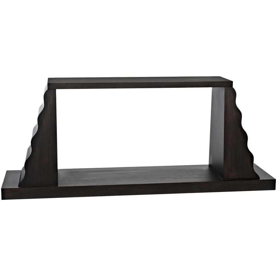 Aurora 72 X 18 inch Ebony Walnut Console