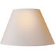 Chapman & Myers Clip On Natural Paper 9 inch Candle Clip Shade