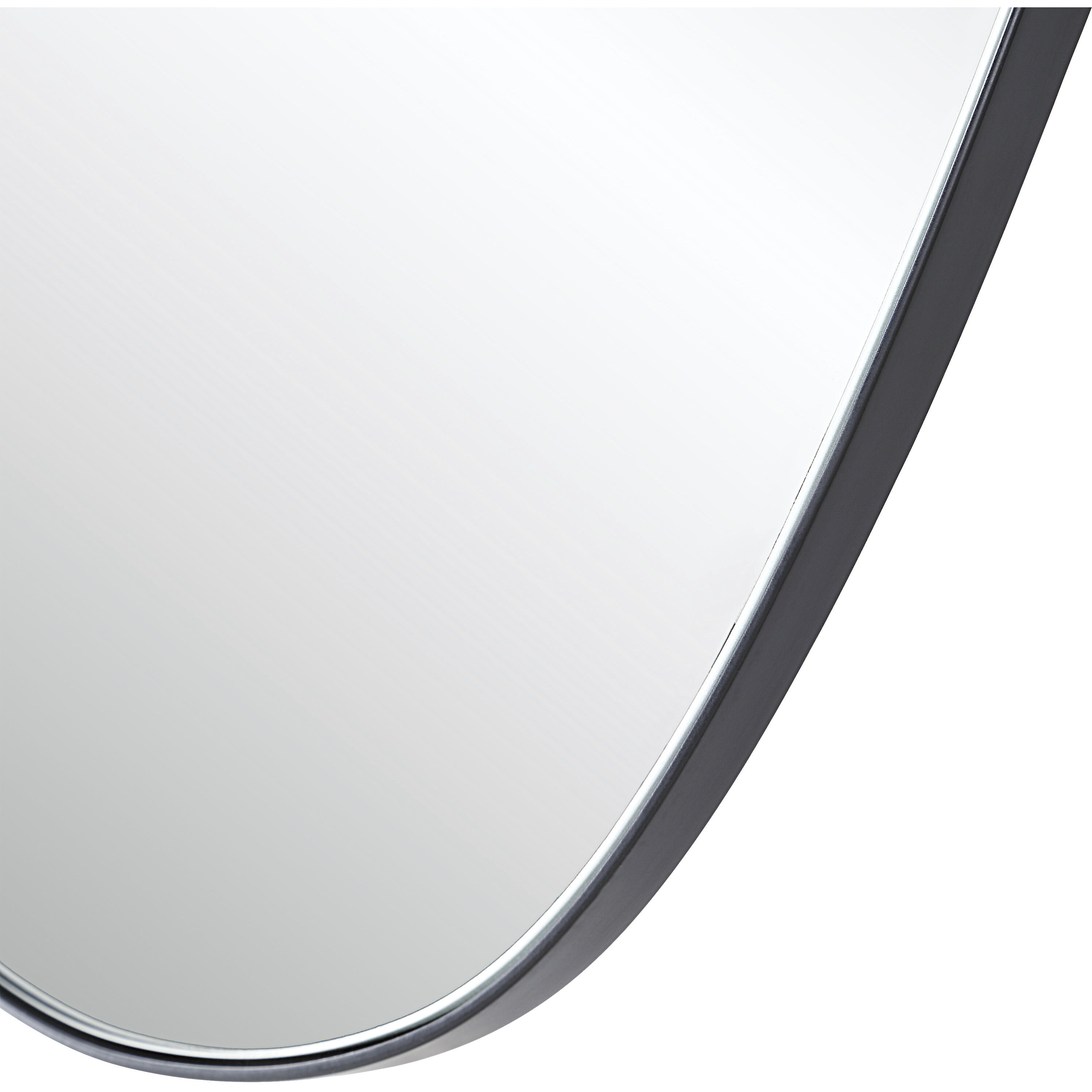 Gela 36 X 23 inch Matte Black Wall Mirror