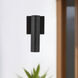 Lorna LED 9 inch Black Exterior Wall Sconce