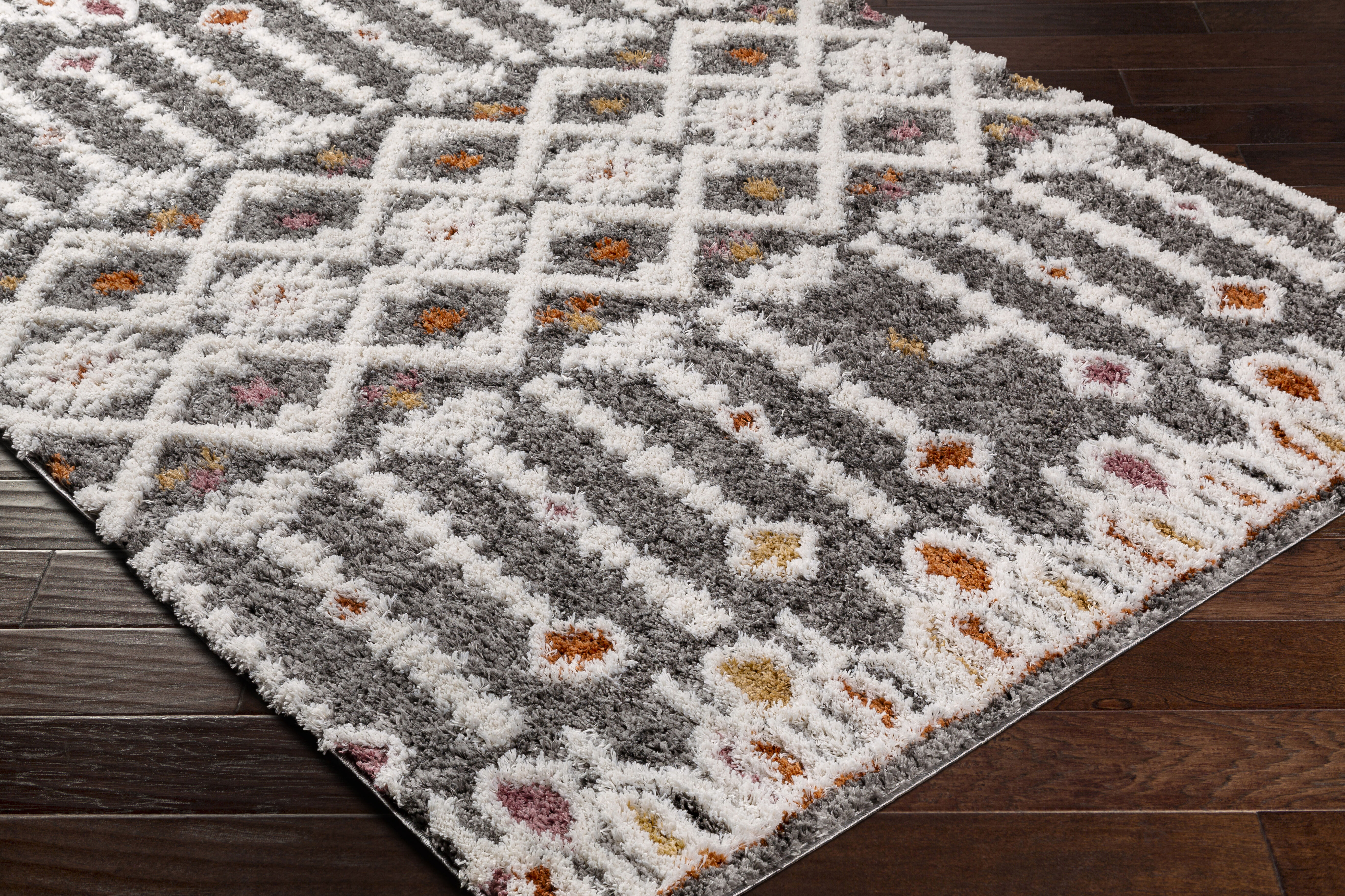 Polaris 84 X 62 inch Light Grey Rug, Rectangle