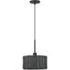 Weavington 1 Light 12 inch Black Pendant Ceiling Light