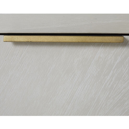 Chiri Cerused White / Stained Gold Chest