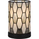 3120 Tiffany 9 inch 40.00 watt Dark Bronze Accent Lamp Portable Light