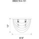 Gala 4 Light 18 inch Black Flush Mount Ceiling Light