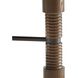 Heger 65 inch Tortoise and Bronze Dining Table