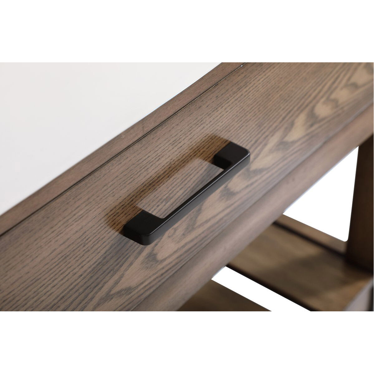 Clement 36 X 22 X 34.13 inch Driftwood Bathroom Vanity Cabinet