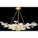 Foret 6 Light 46.5 inch Gold Pendant Ceiling Light