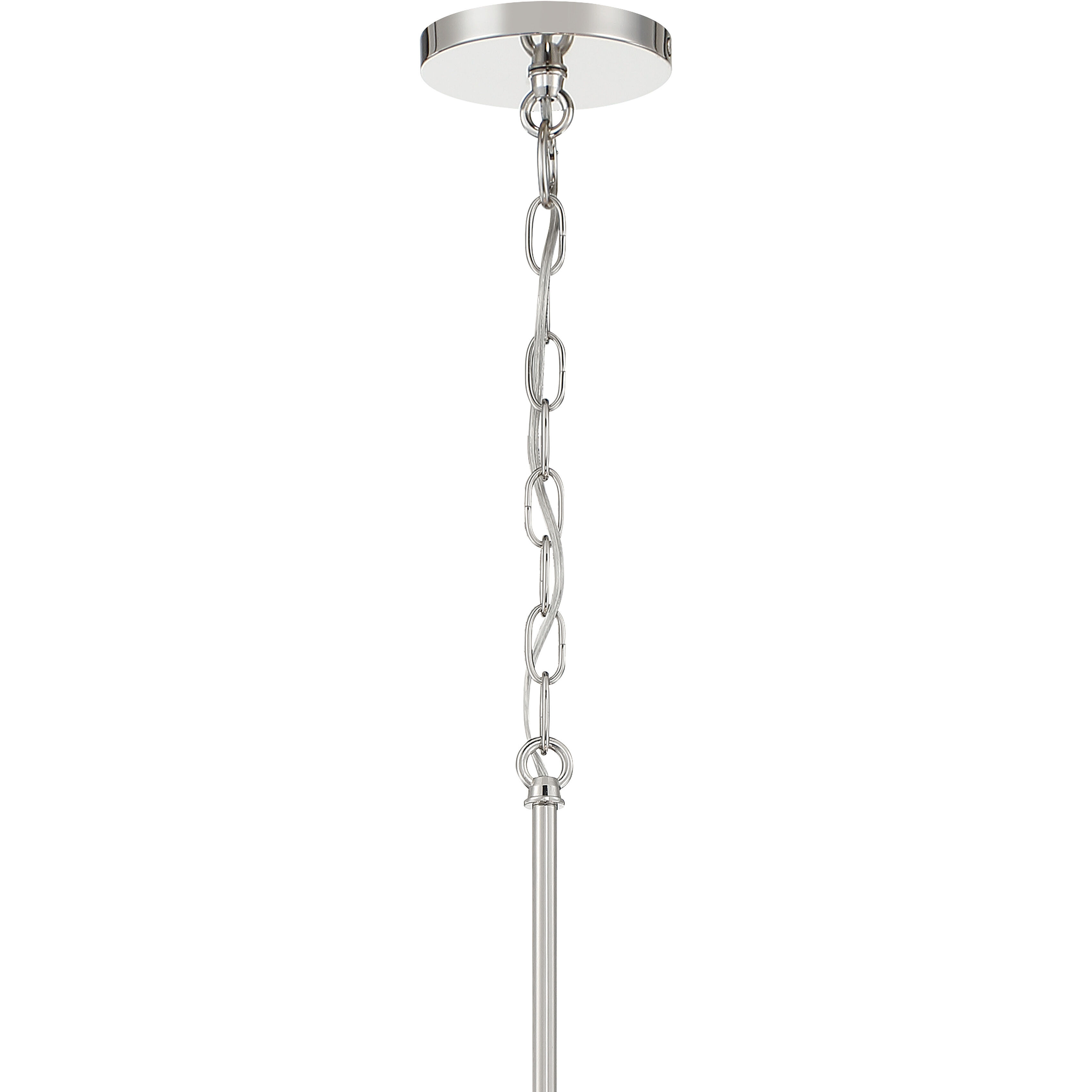 Palmetto 4 Light 14.5 inch Polished Nickel Pendant Ceiling Light