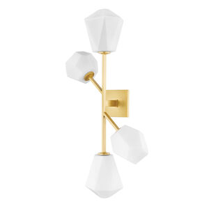 Tring LED 16.25 inch Aged Brass Wall Sconce Wall Light