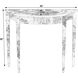 Chester Light Burl 36" Console Table in Light Brown